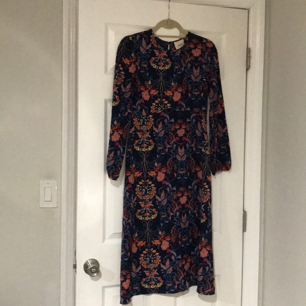 Long sleeve floral dress